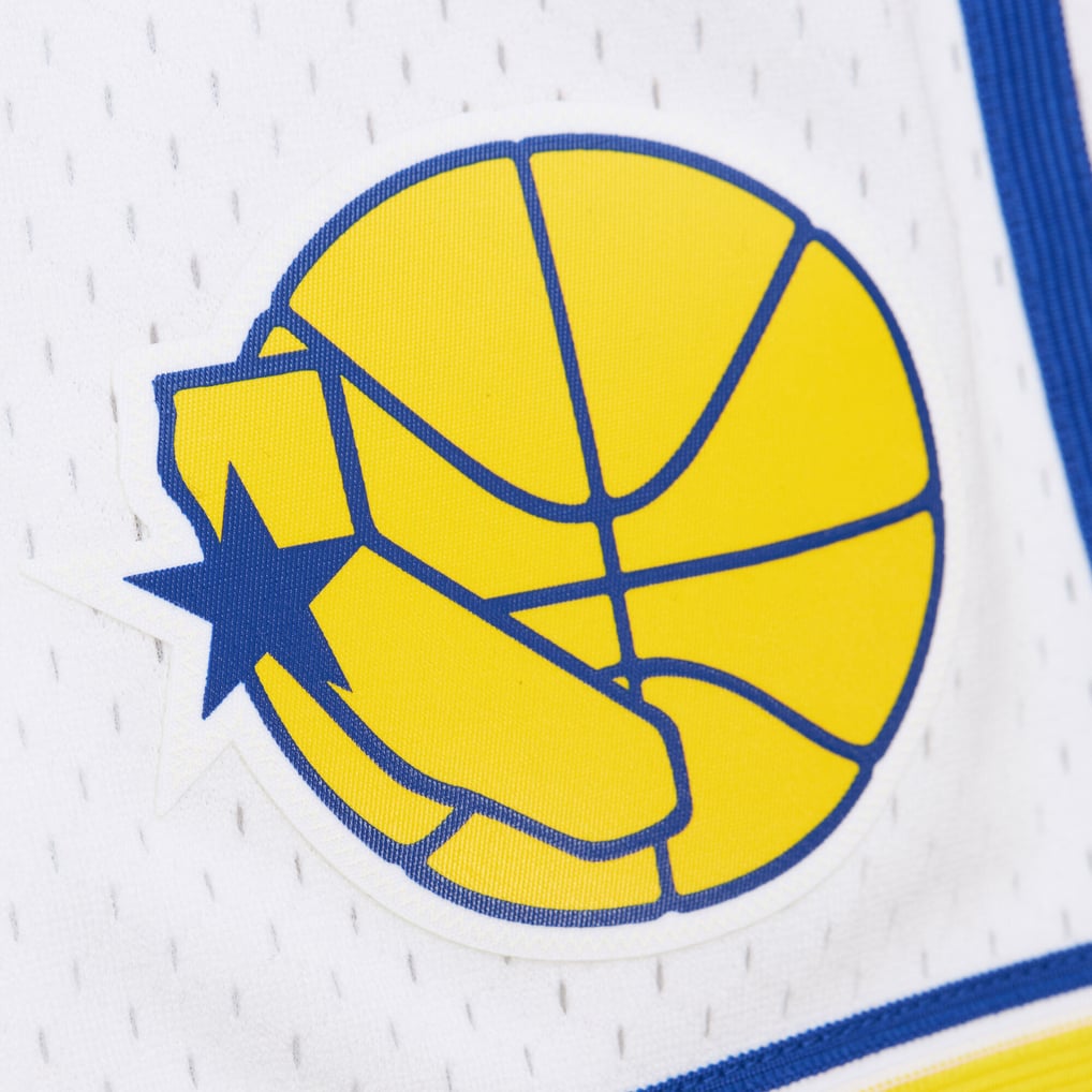  Golden State Warriors Mitchell & Ness Authentic Shorts - White